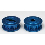 PULLEYS 20 GROOVE MIDDLE ALUMÍNIO AZUL ANODIZADO PARA 4-TEC TRAXXAS TRAX 4895X